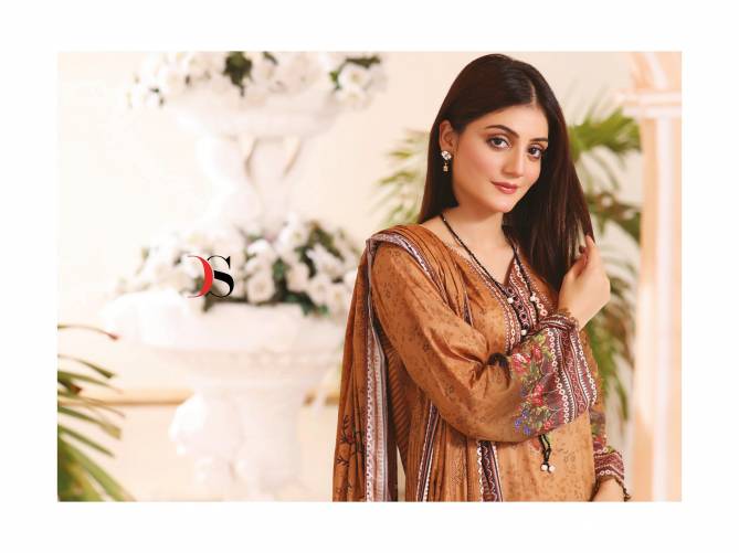 Firdous Lawn 24 By Deepsy Suits Embroidery Cotton Pakistani Suits Wholesale Shop In Surat